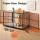 i.Pet Extra Large 2-in-1 Dog Crate Furniture 107.5cm Black Wood Top Triple Door Modular System 60kg Capacity
