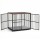 i.Pet Large 93cm Dog Crate Furniture 2-in-1 Metal Frame Wooden Top Triple Door Black 50kg Capacity 89.5cm Interior