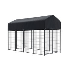 i.Pet Extra Large Outdoor Dog Kennel - Weatherproof, Heavy-Duty Steel Frame, Easy Access, Includes Cover & Stakes i.Pet Extra Large Outdoor Dog Kennel - Weatherproof, Heavy-Duty Steel Frame, Easy Access, Includes Cover & Stakes