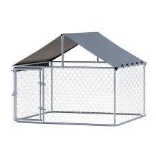 i.Pet Large Outdoor Dog Kennel XL - Weather-Resistant Steel Frame, Easy Assembly, Secure Lock, 2x2x1.5m Enclosure i.Pet Large Outdoor Dog Kennel XL - Weather-Resistant Steel Frame, Easy Assembly, Secure Lock, 2x2x1.5m Enclosure