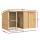 i.Pet Extra Large Wooden Dog Kennel 2.28M – All-Weather Fir Wood Cabin with UV-Resistant Roof & Easy Assembly