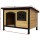 i.Pet Large Wooden Dog Kennel - Weatherproof, UV-Resistant, Fir Wood, Elevated & Ventilated for Indoor/Outdoor Use