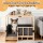 i.Pet 2-in-1 Dog Kennel Crate Furniture, Pine & Poplar Wood, 75x50x65cm, Grey Bedding Included, Indoor Pet House
