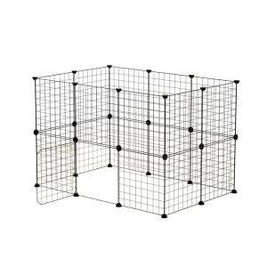 i.Pet 20-Panel Foldable Pet Playpen Enclosure - Durable Steel, Safe Round Edges, Secure Lock, Easy Setup & Transport