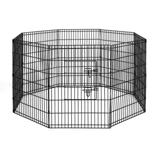 i.Pet 2x36" 8 Panel Dog Playpen - Durable Steel Pet Fence, Foldable Exercise Cage with Secure Locks, Indoor/Outdoor Use
