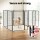 i.Pet 48" Dog Playpen 8 Panel Foldable Pet Enclosure Cage Kennel Puppy Fence Indoor Outdoor Secure Play Area