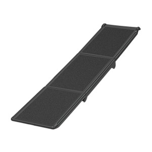 i.Pet Foldable Dog Ramp & Steps - Portable, Non-Slip, Eco-Friendly Polyethylene, 182cm, for All Breeds & Cars, Black