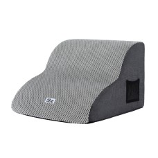 i.Pet 2-Step Dog Ramp for Small Dogs | High-Density Foam, Non-Slip Suede, 40x40x27cm | Easy Clean & Storage Bag