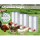 Giantz 4L Chicken Feeder and Water Dispenser Kit, Automatic PVC Poultry Waterer, Gravity Feed, Easy Clean, White