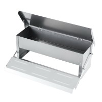 Giantz 5KG Automatic Chicken Feeder - Rust-Proof Galvanised Steel, Pest-Resistant, Weight-Operated Lid, Easy Maintenance