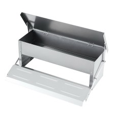 Giantz 5KG Automatic Chicken Feeder - Rust-Proof Galvanised Steel, Pest-Resistant, Weight-Operated Lid, Easy Maintenance