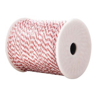 Giantz 500M Electric Fence Polywire with 9-Strand Stainless Steel & UV-Stabilised 12mm Red/White Polytape & Insulators