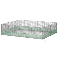 i.Pet Electric Chicken Fence - 25m x 125cm UV-Resistant Poultry Netting w/ Accessories & Door, Multipurpose Use