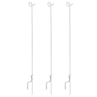 Giantz 20x Electric Fence Pigtail Posts - Durable Steel, 104CM, Anti-Rust, PP Insulated, Easy Install, 1-Year Warranty