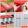 i.Pet 3 Hole Roll Away Nesting Box Red Plastic Hen Laying Box Wall Mountable 84x50x46cm 3 Hole Design