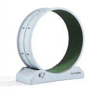 i.Pet 80cm Cat Exercise Wheel Treadmill Indoor Blue & Green Silent Runner with Detachable Carpet and Safety Lock