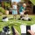 i.Pet Dog Ball Launcher with 6 ETPU Balls Rechargeable Remote Control Adjustable 14m 18m 22m Durable ABS