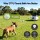 i.Pet Dog Ball Launcher with 6 ETPU Balls Rechargeable Remote Control Adjustable 14m 18m 22m Durable ABS