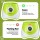 i.Pet Automatic Rechargeable Dog Ball Launcher 6 Tennis Balls Adjustable 3m 6m 9m Green Type C Charging