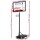 Everfit 2.1M Adjustable Basketball Hoop Stand System Portable 32" PVC Backboard Steel Frame for Kids and Youth