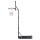 Everfit Portable Basketball Hoop Adjustable Foldable Stand 2.07m Polycarbonate Backboard Steel Rim Mobile System