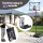 Everfit Portable Basketball Hoop Adjustable Foldable Stand 2.07m Polycarbonate Backboard Steel Rim Mobile System