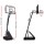 Everfit 3.05M Adjustable Basketball Hoop Stand System, 48" Sturdy PC Backboard, Portable, Self-Return, Dunk-Ready