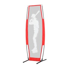 Everfit Portable Baseball Pitching Kit with Steel Frame, Reversible Net, Easy Set-Up, Waterproof Carry Bag - All Ages