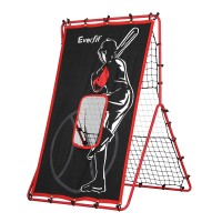 Everfit 2 in 1 Baseball Pitching Net Rebound Target Kit, 90x90x140cm, Steel Frame, Portable Training Aid for All Ages
