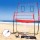 Everfit 8ft Portable Volleyball Net Training Set, Adjustable Height, Fibreglass Poles, PVC Ball & Carry Bag, Quick Setup