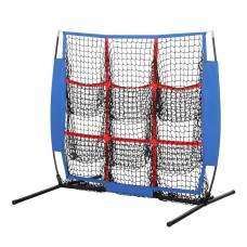 Everfit 9-Target Soccer Net Baseball Pitching Football Goal, 126x101x110cm, Metal Frame, Portable Training Aid