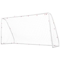 Everfit 12FT Soccer Football Goal with Sturdy UPVC Frame and Weatherproof PE Mesh Net, Portable for Backyard Training