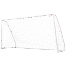 Everfit 12FT Soccer Football Goal with Sturdy UPVC Frame and Weatherproof PE Mesh Net, Portable for Backyard Training