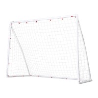 Everfit 8FT UPVC Soccer Football Goal with Knotted PE Mesh Net, Weatherproof, Portable, Durable Backyard Training