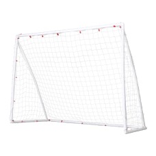 Everfit 8FT UPVC Soccer Football Goal with Knotted PE Mesh Net, Weatherproof, Portable, Durable Backyard Training