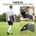 Everfit Soccer Rebounder Board 80cm x 30cm Football Rebound Wall Adjustable 60 and 90 Degrees Durable HDPE