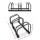 Giantz Weisshorn 3-Bike Stand Rack: Freestanding Steel Parking Holder, Powder Coated, 710x280x270mm, Smooth Finish