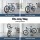 Weisshorn 4-in-1 Vertical Bike Parking Stand Adjustable 24–27.5in Repair Rack Space Saver 20kg Capacity