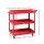 Giantz 3-Tier Tool Cart Trolley Red Steel 150kg Garage Workshop Storage Organiser with Lockable Castors 79cm