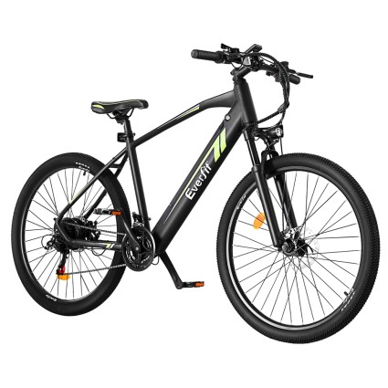 Everfit 27.5 Inch Electric Mountain Bike 250W Rear Motor 36V 10.4Ah Removable Battery 21 Speed SHIMANO