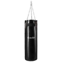 Everfit Hanging Boxing Punching Bag, PP + PU Leather, 30x30x100cm, Home Gym Training, Stress Relief, Easy Installation