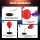 Everfit Desktop Punching Bag Set - 36cm Compact Stress Relief with Suction Base, Swivel Speed Balls & Hand Pump Included