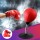 Everfit Desktop Punching Bag Set - 36cm Compact Stress Relief with Suction Base, Swivel Speed Balls & Hand Pump Included