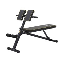 Everfit Adjustable Roman Chair Weight Bench - 150kg Capacity, PU Padded, 10 Heights, 2 Incline Levels, Space-Saving Design