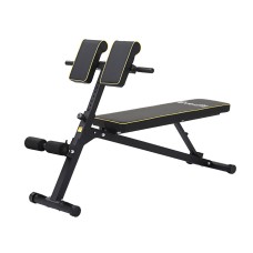 Everfit Adjustable Roman Chair Weight Bench - 150kg Capacity, PU Padded, 10 Heights, 2 Incline Levels, Space-Saving Design