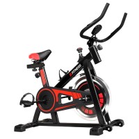 Everfit Spin Bike Exercise Bike 120kg Capacity, 6kg Flywheel, Adjustable Seat, LCD, Steel Frame, Home Gym Fitness