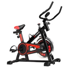 Everfit Spin Bike Exercise Bike 120kg Capacity, 6kg Flywheel, Adjustable Seat, LCD, Steel Frame, Home Gym Fitness Everfit Spin Bike Exercise Bike 120kg Capacity, 6kg Flywheel, Adjustable Seat, LCD, Steel Frame, Home Gym Fitness