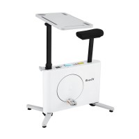Everfit Magnetic Desk Bike: 8-Resist Levels, Ergonomic Seat, Adjustable Desktop, Quiet Steel Frame, 120KG Capacity