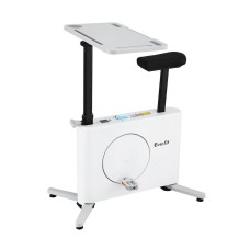 Everfit Magnetic Desk Bike: 8-Resist Levels, Ergonomic Seat, Adjustable Desktop, Quiet Steel Frame, 120KG Capacity