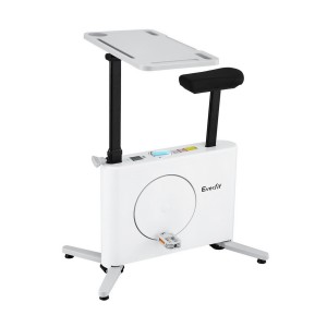 Everfit Magnetic Desk Bike: 8-Resist Levels, Ergonomic Seat, Adjustable Desktop, Quiet Steel Frame, 120KG Capacity